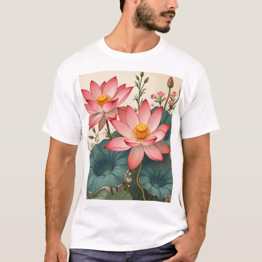 lotus t-shirt (Voorkant)