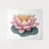 Lotus Tapestry Wandkleed (Voorkant (horizontaal))