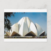Lotus Temple Briefkaart (Voorkant)