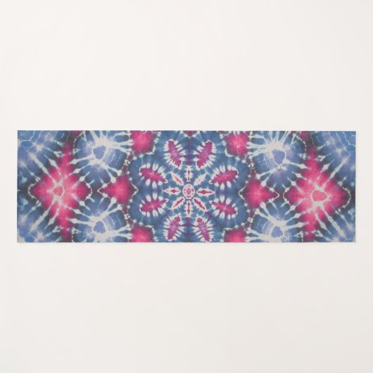 Lotus Tie Dye Yogamat (Voorkant (horizontaal))