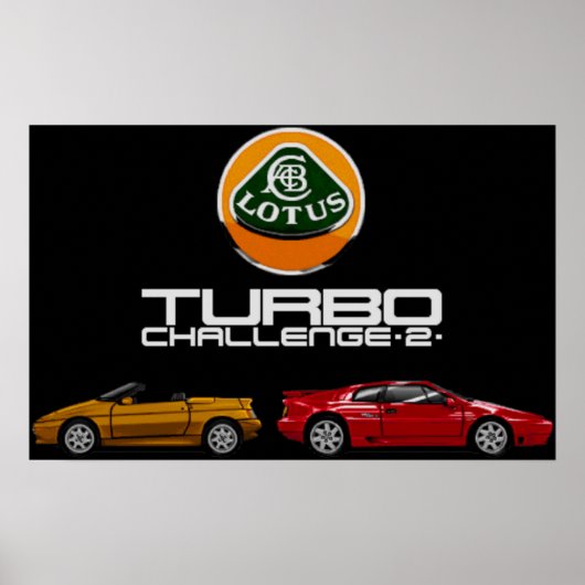 Lotus Turbo Challenge 2 Poster (Voorkant)