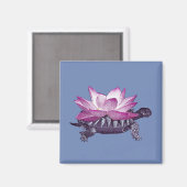 Lotus Turtle Magnet (Voorkant / Achterkant)