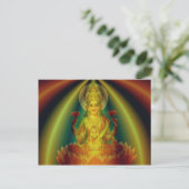 Lotus van de liefde briefkaart (Staand voorkant)