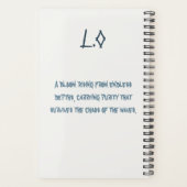 Lotus van de Oceaan Planner (Achterkant)