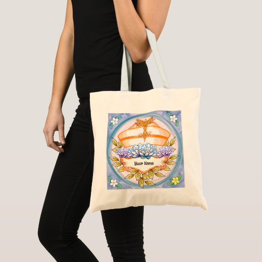 Lotus-verpleegstershoedje Tote Bag (Voorkant (product))