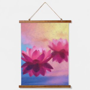 Lotus Vibrant Hangend Wandkleed
