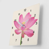 Lotus Vierkante Klok (Hoek)