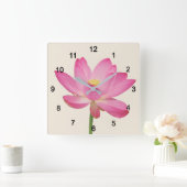 Lotus Vierkante Klok (Huis)