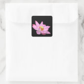 Lotus Vierkante Sticker (Tas)