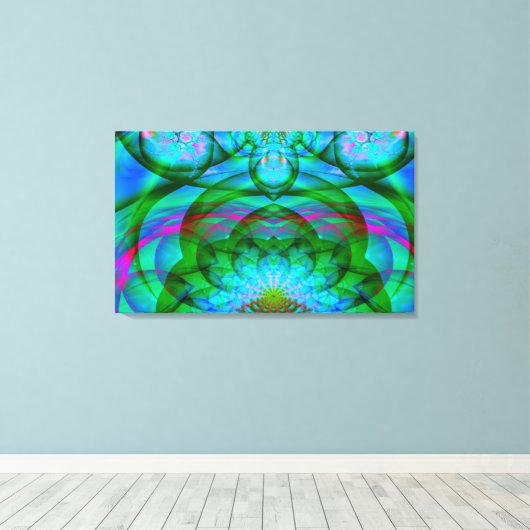 Lotus Vision Canvas Afdruk (Insitu (Houten vloer))