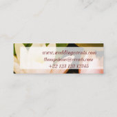 Lotus, Visitekaartje, Afmeting: Mini, 7,6 cm x 2,5 Mini Visitekaartje (Achterkant)