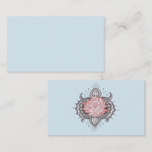 Lotus Visitekaartjes (Voorkant / Achterkant)