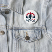 Lotus voor POTUS Kamala Harris 2024 Ronde Button 5,7 Cm (In situ)