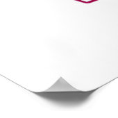 Lotus voor Potus Kamala Harris President Campaign Poster (Hoek)