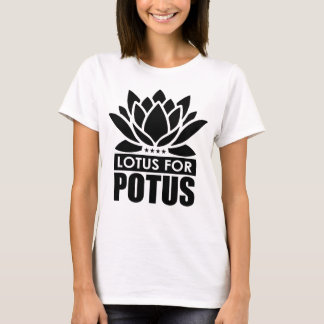 Lotus voor Potus Kamala Harris T-shirt voor dames