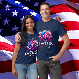 Lotus voor Potus Kamala Harris Trendy Lotus Potus T-shirt