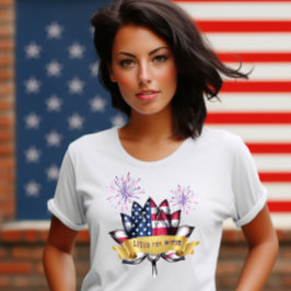 Lotus voor POTUS Politiek T-shirt