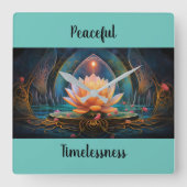 Lotus Wall klok (Voorkant)