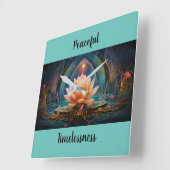 Lotus Wall klok (Hoek)