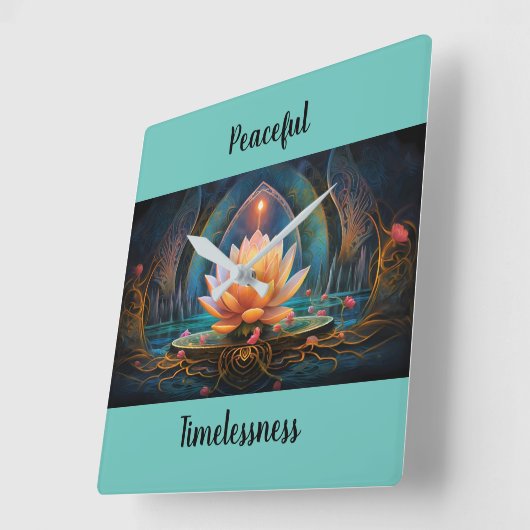 Lotus Wall klok (Hoek)