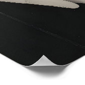 Lotus Wand Kunstprint - Abstracte handen met Poster (Hoek)