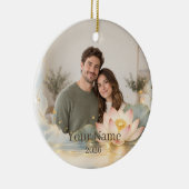 Lotus Water Custom Photo Ornament (Rechts)