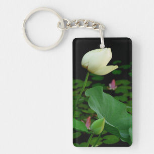 Lotus Water Lily Bud Sleutelhanger