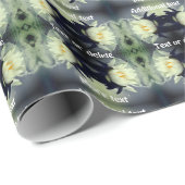 Lotus Water Lily Flower Abstract, aangepast Cadeaupapier (Rol Hoek)