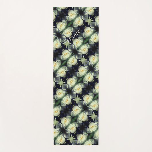 Lotus Water Lily Flower Abstract, aangepast Yogamat (Voorkant)