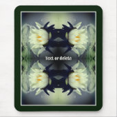 Lotus Water Lily Flower Abstract Art, aangepast Muismat (Voorkant)