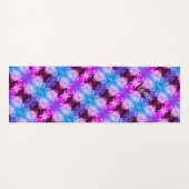 Lotus Water Lily Flower Abstract Art, aangepast Yogamat (Voorkant (horizontaal))