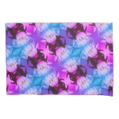 Lotus Water Lily Flower Abstract Art Patroon Kussensloop (Voorkant)