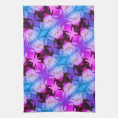 Lotus Water Lily Flower Abstract Art Patroon Theedoek (Verticaal)