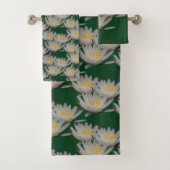 Lotus Water Lily Flower Bad Handdoek (Insitu)