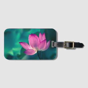 Lotus Water Lily Flower Bagagelabel