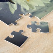 Lotus Water Lily Flower Creëer Uw eigen foto Legpuzzel (Zijkant)