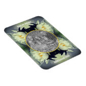 Lotus Water Lily Flower Creëer Uw eigen foto Magneet (Rechterzijde)