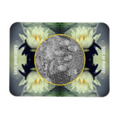 Lotus Water Lily Flower Creëer Uw eigen foto Magneet (Horizontaal)