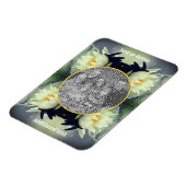 Lotus Water Lily Flower Creëer Uw eigen foto Magneet (Linkerzijde)