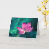 Lotus Water Lily Flower Kaart (Gele Bloem)
