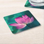 Lotus Water Lily Flower Kartonnen Onderzetters (Schuin)