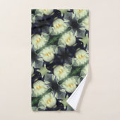 Lotus Water Lily Flower Pattern Bad Handdoek (Handdoek)