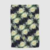 Lotus Water Lily Flower Pattern Golfhanddoek (Voorkant)