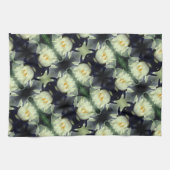 Lotus Water Lily Flower Pattern Theedoek (Horizontaal)