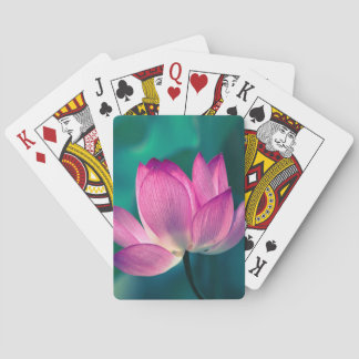 Lotus Water Lily Flower Pokerkaarten