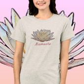 Lotus Waterlelie Bloesem Pastel Bloemen Tri-Blend Shirt