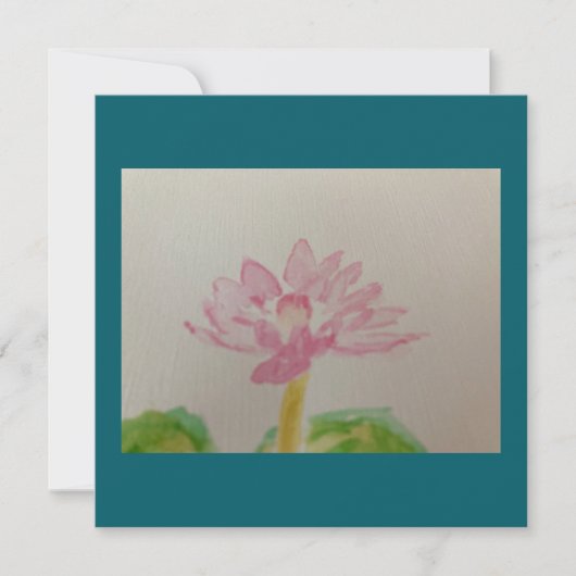 Lotus! Waterverf/kaart Kaart (Voorkant)