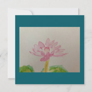 Lotus! Waterverf/kaart Kaart