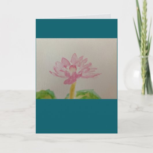 Lotus! Waterverf/kaart Kaart (Voorkant)