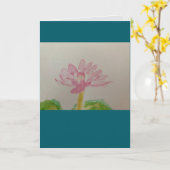 Lotus! Waterverf/kaart Kaart (Gele Bloem)